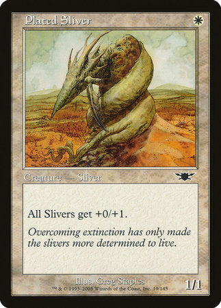 Plated Sliver [Legions] | Arkham Games and Comics