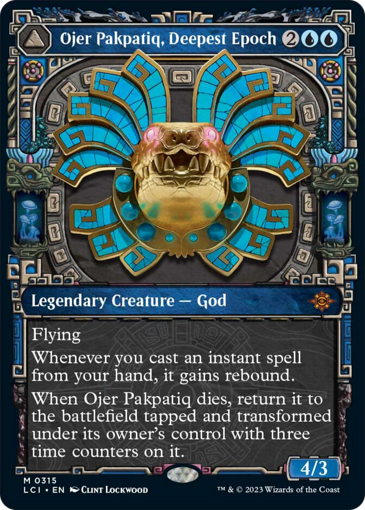 Ojer Pakpatiq, Deepest Epoch // Temple of Cyclical Time (Showcase) [The Lost Caverns of Ixalan] | Arkham Games and Comics