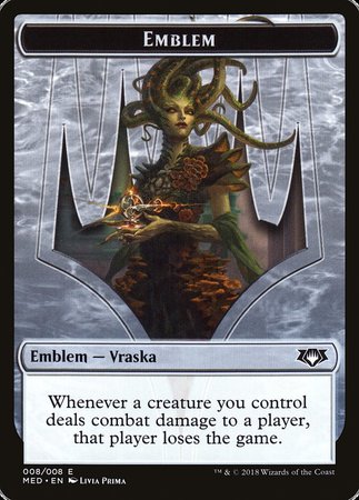 Emblem - Vraska, Golgari Queen [Mythic Edition Tokens] | Arkham Games and Comics