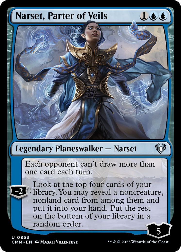 Narset, Parter of Veils [Commander Masters] | Arkham Games and Comics