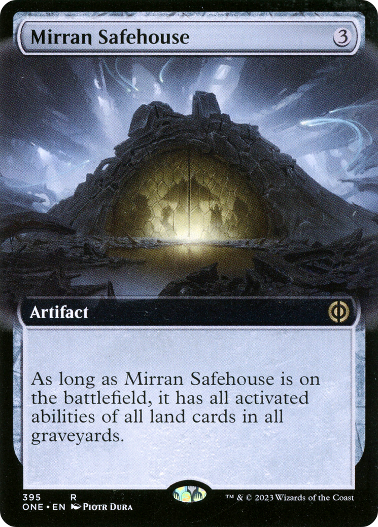 Mirran Safehouse (Extended Art) [Phyrexia: All Will Be One] | Arkham Games and Comics
