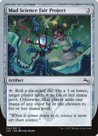 Mad Science Fair Project [Unstable] | Arkham Games and Comics