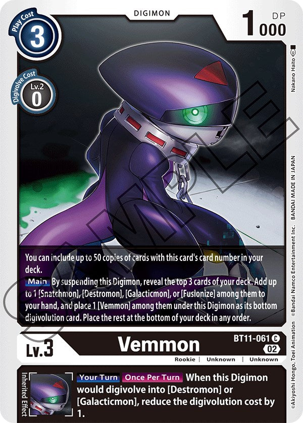 Vemmon [BT11-061] [Dimensional Phase] | Arkham Games and Comics