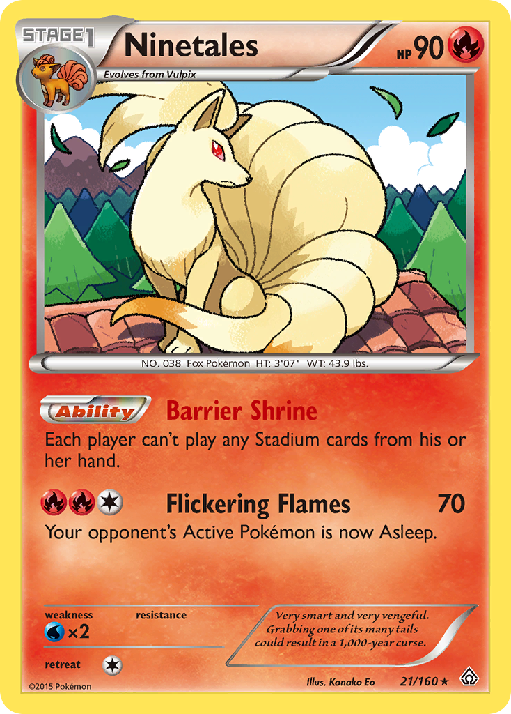 Ninetales (21/160) [XY: Primal Clash] | Arkham Games and Comics