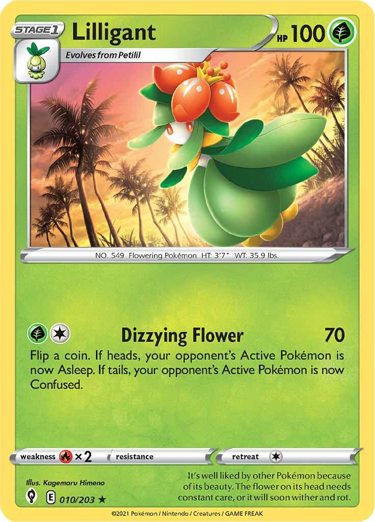 Lilligant (010/203) [Sword & Shield: Evolving Skies] | Arkham Games and Comics