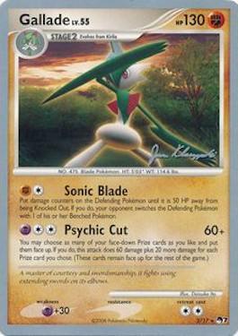 Gallade LV.55 (2/17) (Psychic Lock - Jason Klaczynski) [World Championships 2008] | Arkham Games and Comics