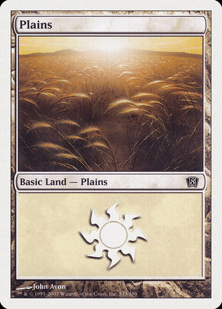 Plains (333) [Eighth Edition] | Arkham Games and Comics