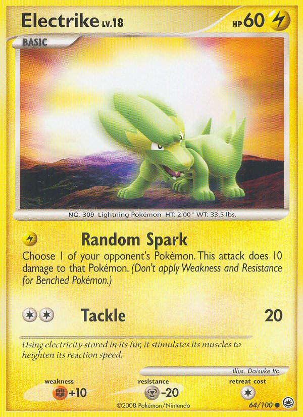 Electrike (64/100) [Diamond & Pearl: Majestic Dawn] | Arkham Games and Comics