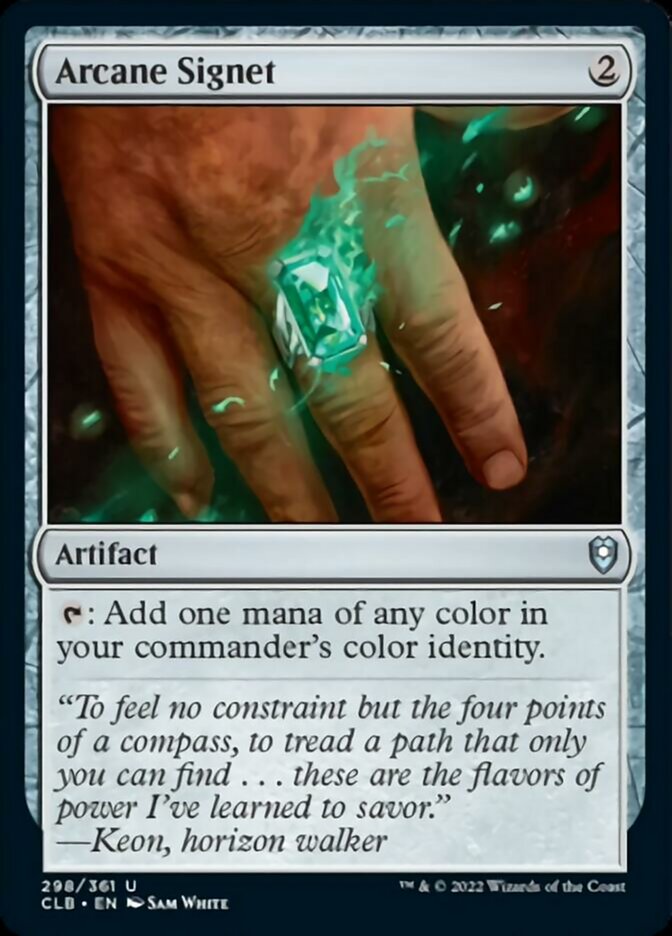 Arcane Signet [Commander Legends: Battle for Baldur's Gate] | Arkham Games and Comics