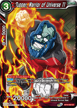 Tupper, Warrior of Universe 11 (BT14-022) [Cross Spirits] | Arkham Games and Comics