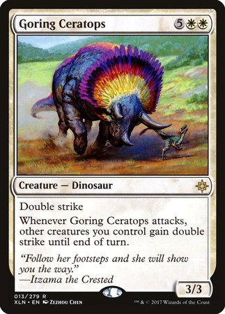 Goring Ceratops [Ixalan] | Arkham Games and Comics