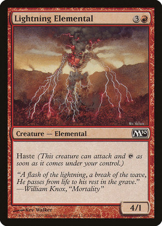 Lightning Elemental [Magic 2010] | Arkham Games and Comics