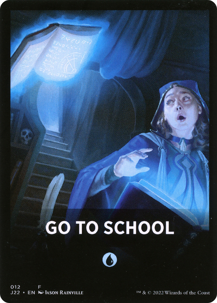 Go to School Theme Card [Jumpstart 2022 Front Cards] | Arkham Games and Comics