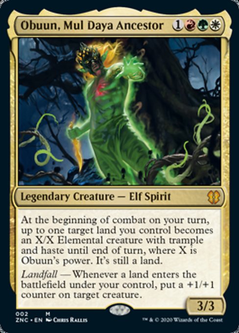 Obuun, Mul Daya Ancestor [Commander: Zendikar Rising] | Arkham Games and Comics