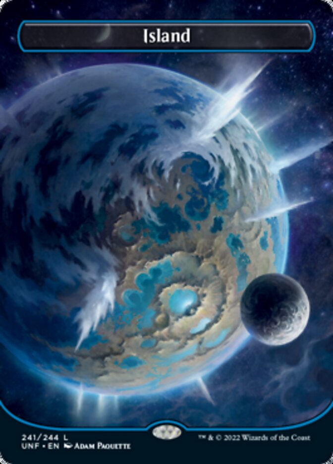 Island (241) (Orbital Space-ic Land) [Unfinity] | Arkham Games and Comics