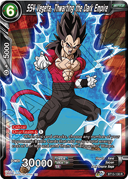 SS4 Vegeta, Thwarting the Dark Empire (Rare) [BT13-130] | Arkham Games and Comics