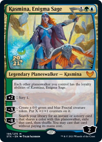 Kasmina, Enigma Sage [Strixhaven: School of Mages Prerelease Promos] | Arkham Games and Comics