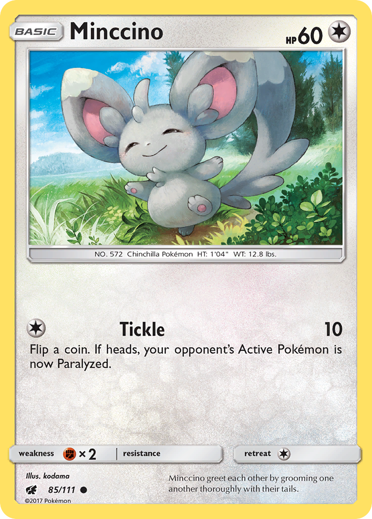 Minccino (85/111) [Sun & Moon: Crimson Invasion] | Arkham Games and Comics