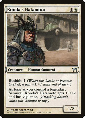 Konda's Hatamoto [Champions of Kamigawa] | Arkham Games and Comics