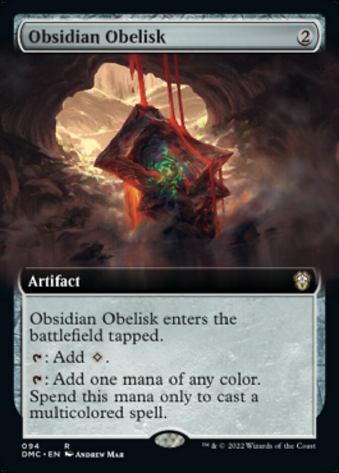 Obsidian Obelisk (Extended Art) [Dominaria United Commander] | Arkham Games and Comics