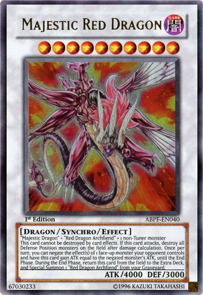 Majestic Red Dragon [ABPF-EN040] Ultra Rare | Arkham Games and Comics