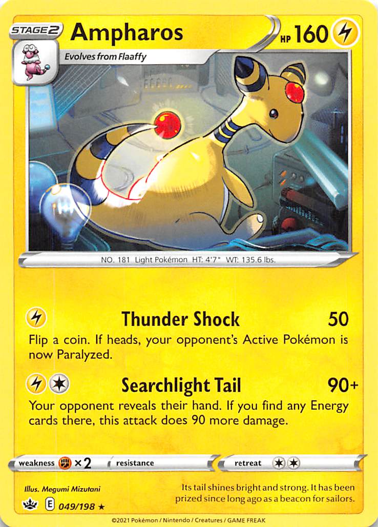 Ampharos (049/198) [Sword & Shield: Chilling Reign] | Arkham Games and Comics