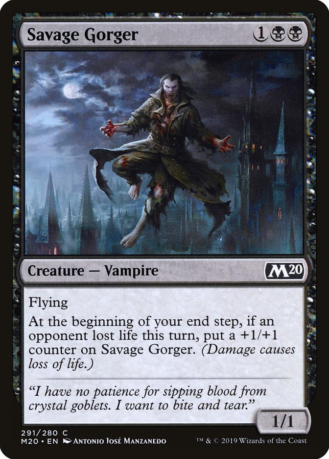 Savage Gorger [Core Set 2020] | Arkham Games and Comics
