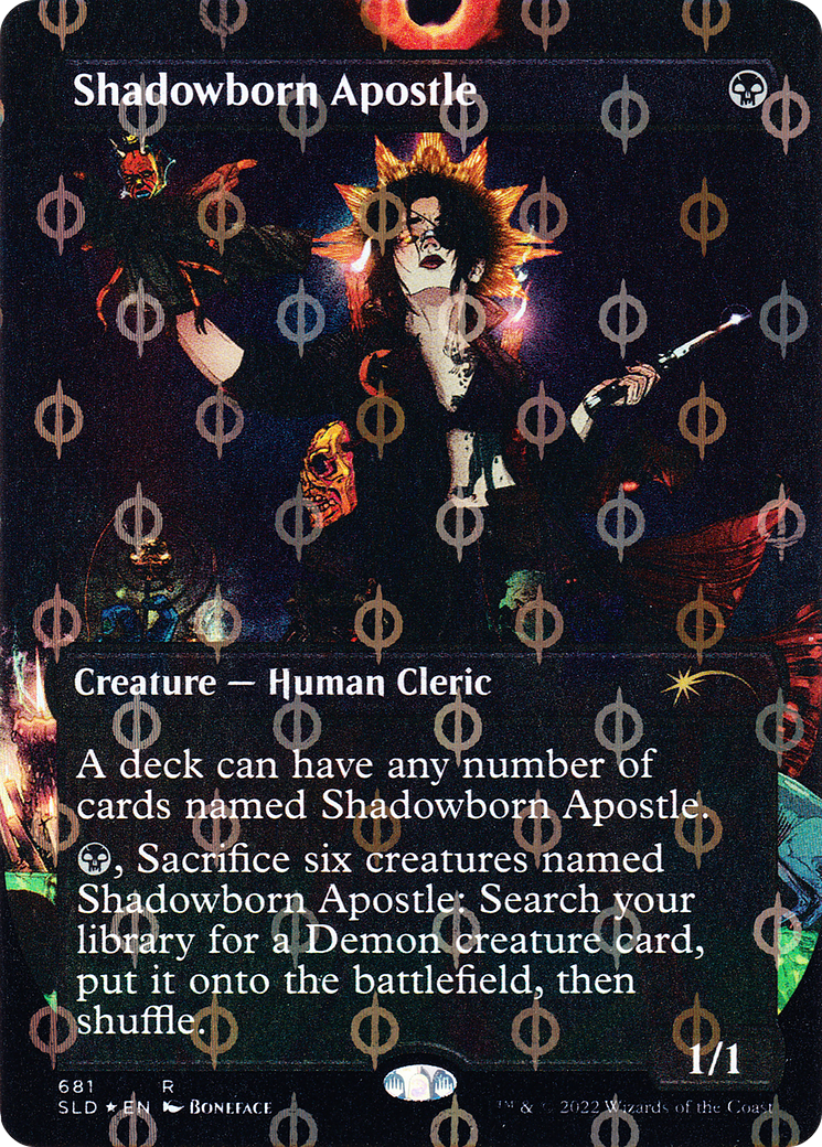 Shadowborn Apostle (681) (Step-and-Compleat Foil) [Secret Lair Drop Promos] | Arkham Games and Comics