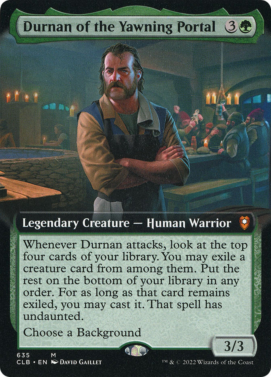 Durnan of the Yawning Portal (Extended Art) [Commander Legends: Battle for Baldur's Gate] | Arkham Games and Comics