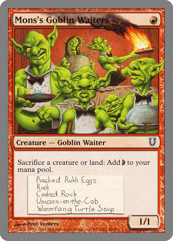 Mons's Goblin Waiters [Unhinged] | Arkham Games and Comics
