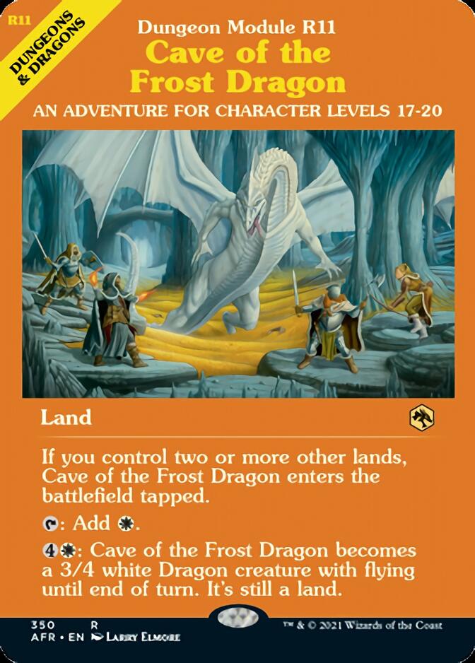 Cave of the Frost Dragon (Dungeon Module) [Dungeons & Dragons: Adventures in the Forgotten Realms] | Arkham Games and Comics