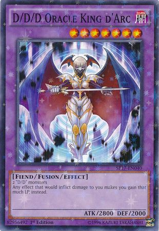 D/D/D Oracle King d'Arc [SP17-EN040] Starfoil Rare | Arkham Games and Comics