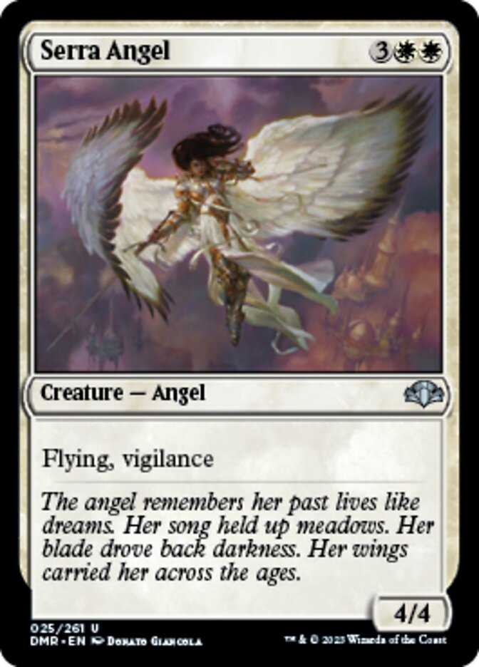 Serra Angel [Dominaria Remastered] | Arkham Games and Comics