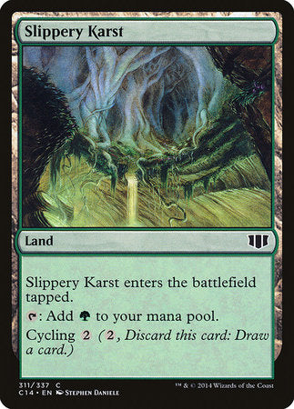 Slippery Karst [Commander 2014] | Arkham Games and Comics