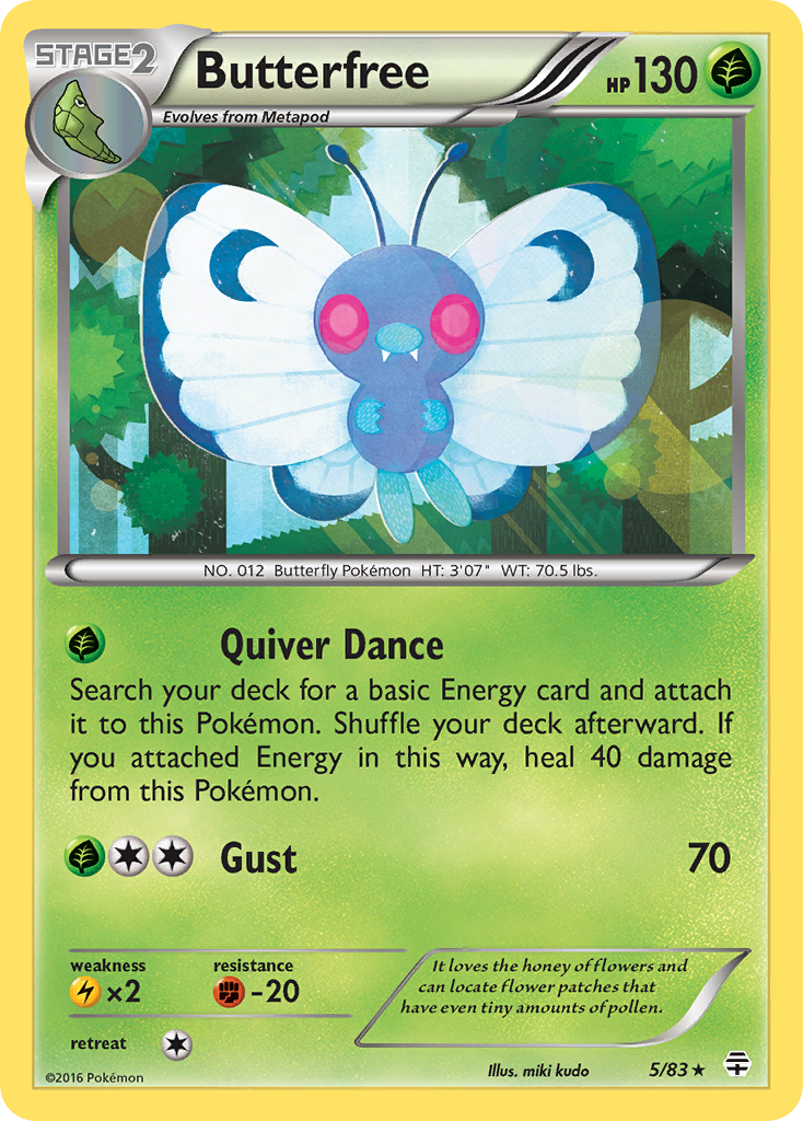 Butterfree (5/83) [XY: Generations] | Arkham Games and Comics