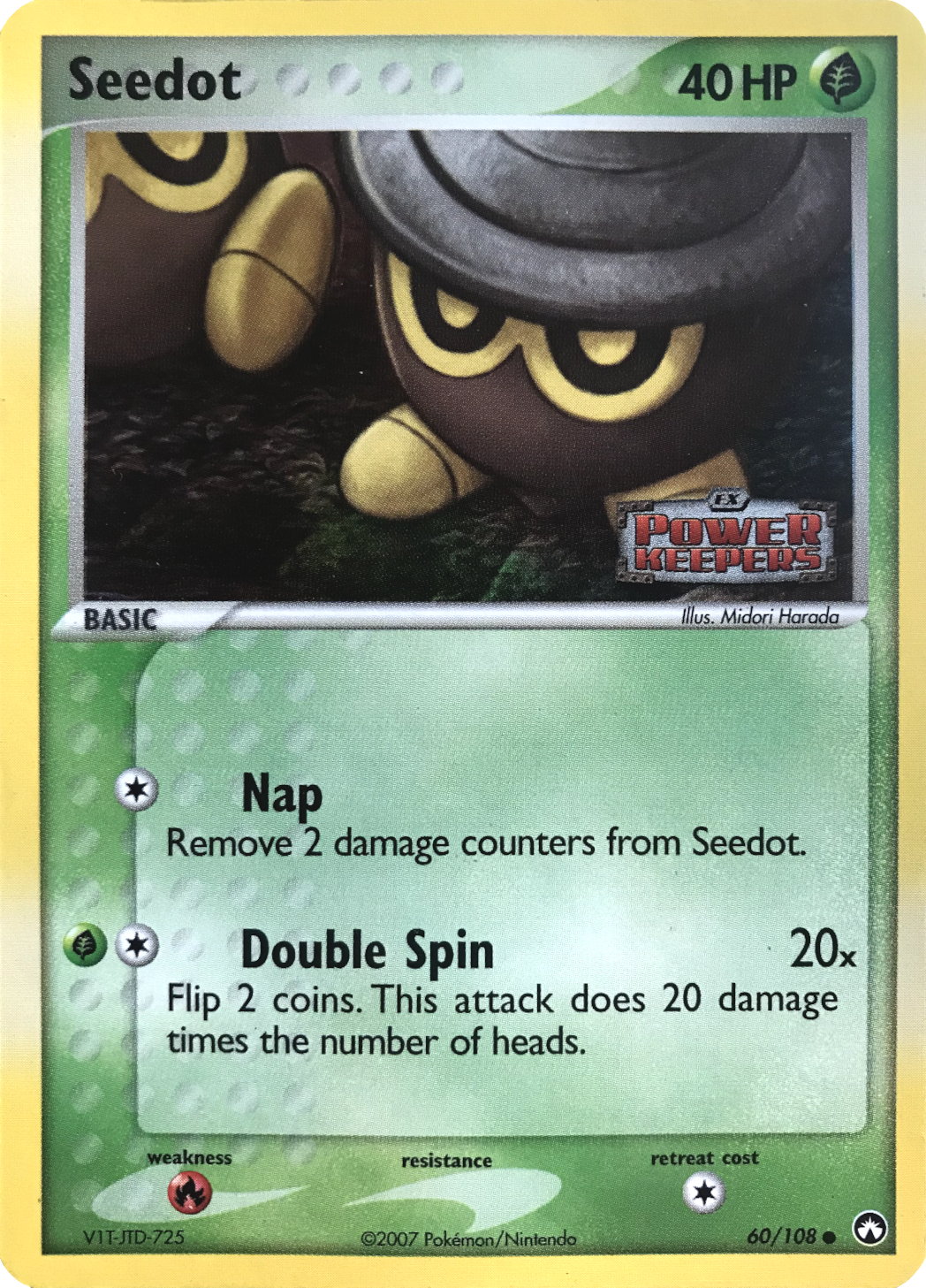 Seedot (60/108) (Stamped) [EX: Power Keepers] | Arkham Games and Comics