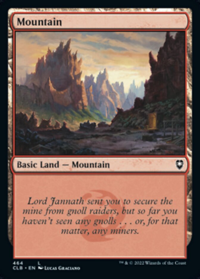 Mountain (464) [Commander Legends: Battle for Baldur's Gate] | Arkham Games and Comics