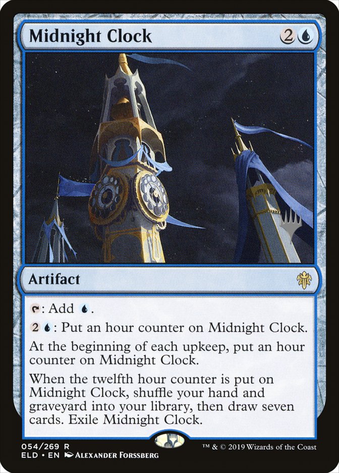 Midnight Clock (Promo Pack) [Throne of Eldraine Promos] | Arkham Games and Comics