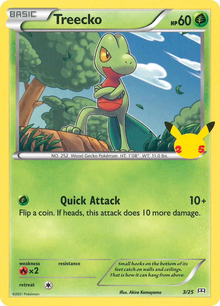 Treecko (3/25) [McDonald's 25th Anniversary] | Arkham Games and Comics