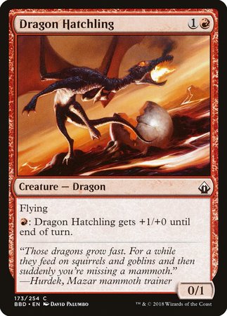 Dragon Hatchling [Battlebond] | Arkham Games and Comics