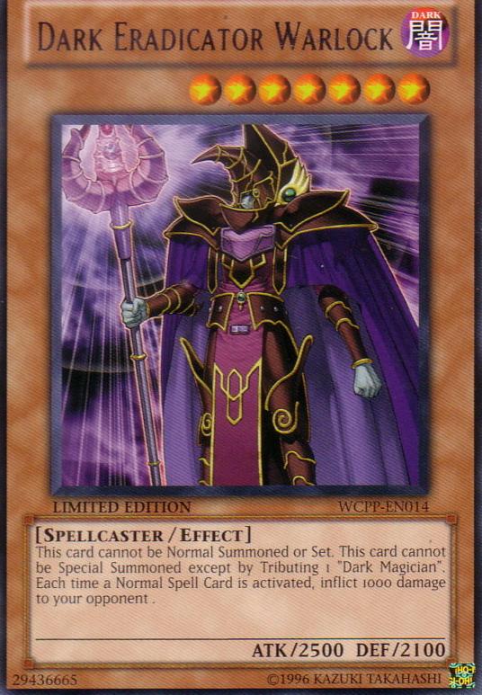 Dark Eradicator Warlock [WCPP-EN014] Rare | Arkham Games and Comics