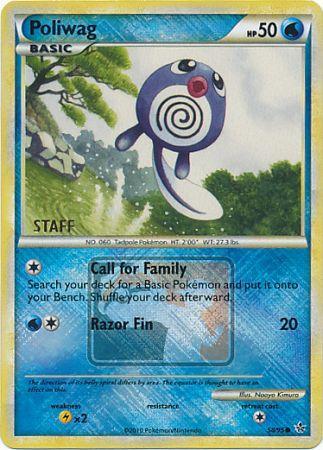 Poliwag (58/95) (League Promo Staff) [HeartGold & SoulSilver: Unleashed] | Arkham Games and Comics