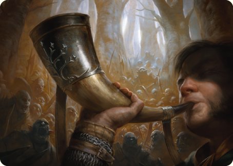 Horn of Gondor Art Card [The Lord of the Rings: Tales of Middle-earth Art Series] | Arkham Games and Comics