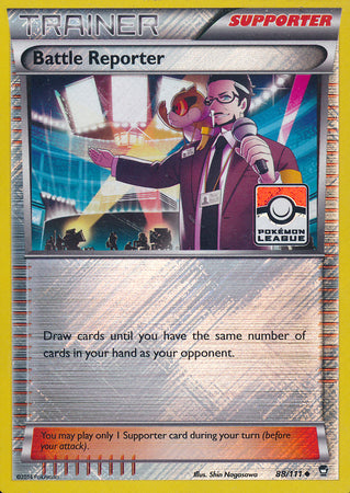 Battle Reporter (88/111) (League Promo) [XY: Furious Fists] | Arkham Games and Comics