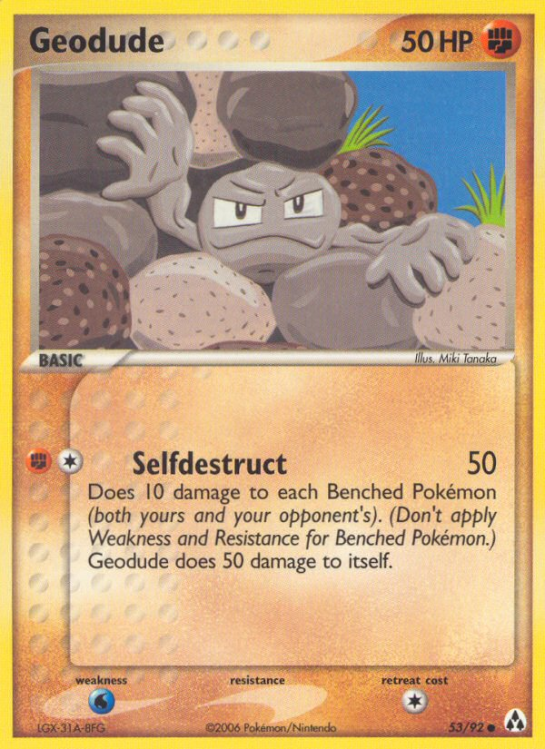 Geodude (53/92) [EX: Legend Maker] | Arkham Games and Comics