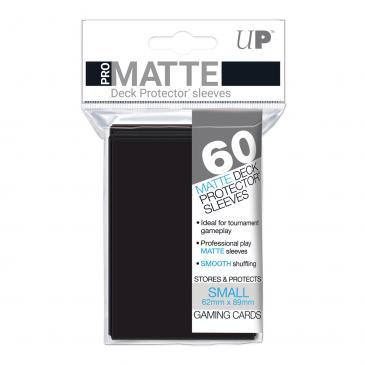 60ct Pro-Matte Black Small Deck Protectors | Arkham Games and Comics