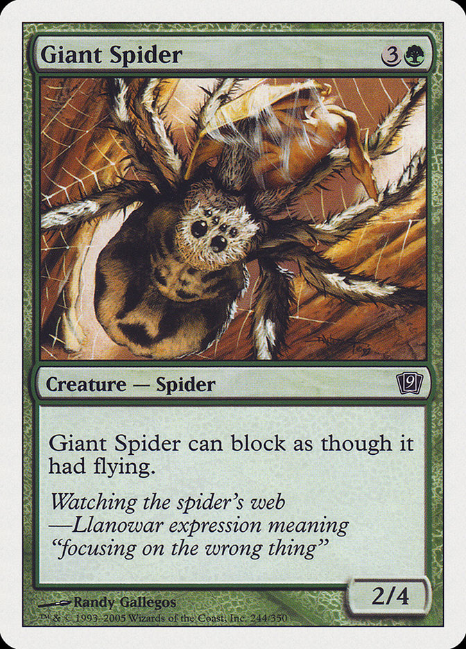 Giant Spider [Ninth Edition] | Arkham Games and Comics