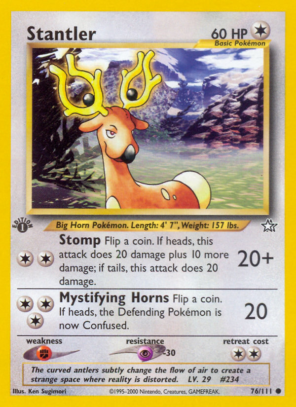 Stantler (76/111) [Neo Genesis 1st Edition] | Arkham Games and Comics