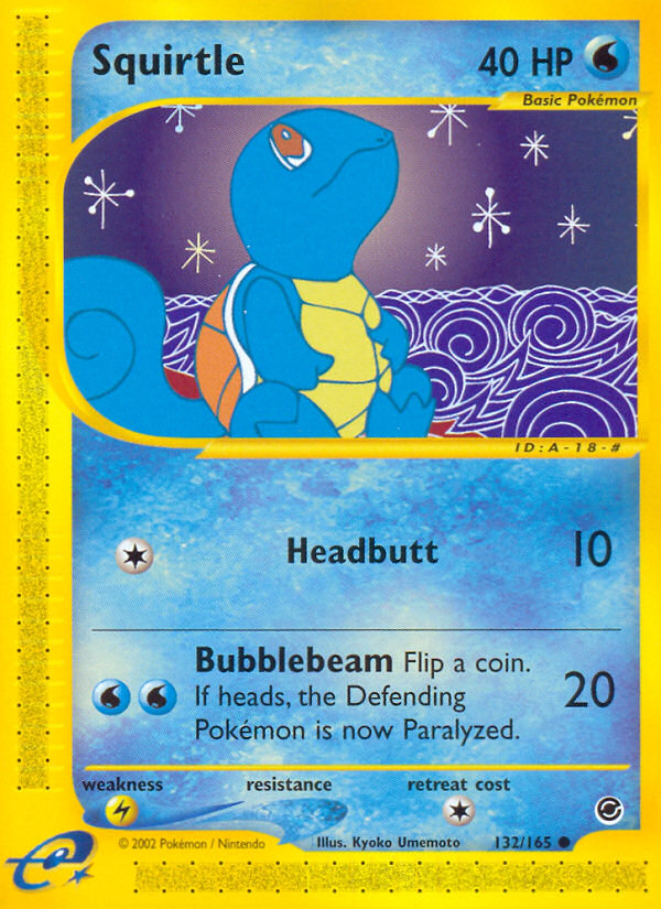 Squirtle (132/165) [Expedition: Base Set] | Arkham Games and Comics