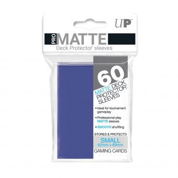 60ct Pro-Matte Blue Small Deck Protectors | Arkham Games and Comics